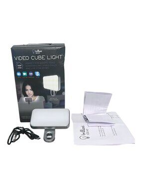 Brilliant Ideas Video Cube Light Remote Video Calls Streaming New Open Box
